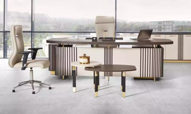 Ovale bureau tafel 250x165 luxe tafels hoekbureaus kantoormeubilair