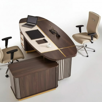 Ovale bureau tafel 250x165 luxe tafels hoekbureaus kantoormeubilair