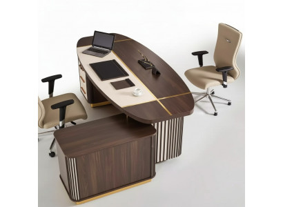 Ovale bureau tafel 250x165 luxe tafels hoekbureaus kantoormeubilair