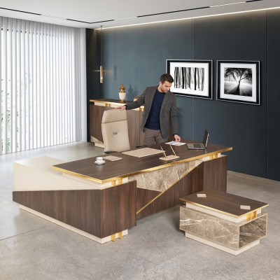 Salontafel Kantoorruimte Kantoor meubels Hout Luxe Tafel Nieuw Designer Meubels