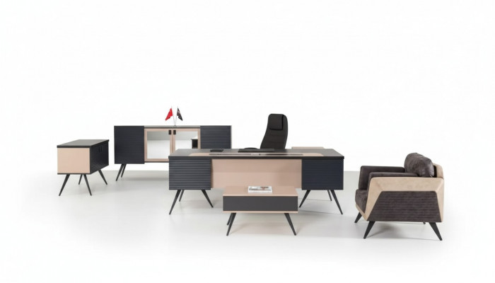 Modern thuiskantoorset Luxe kantoormeubels archiefkast bureau