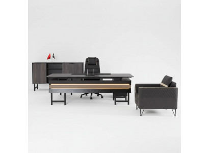 Houten hoekbureau Modern werkkamer Designer kantoor Kantoor meubels Nieuw