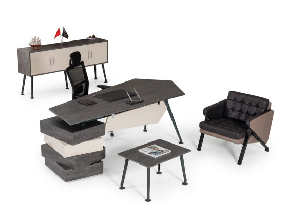 Meubels Tafels Bureau Werkkamer Houten Tafel Kantoor Inrichting Modern