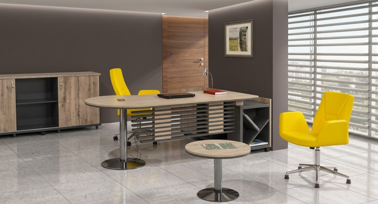 Hoekbureau Tafel Kantoor Tafels Bureaus Meubels Directiebureau 2-delig