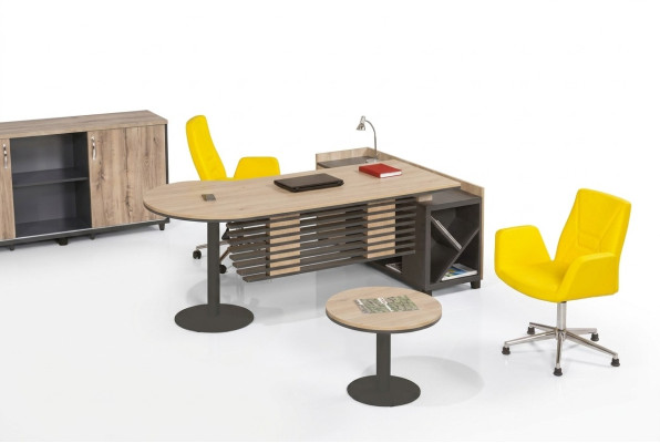 Hoekbureau Tafel Kantoor Tafels Bureaus Meubels Directiebureau 2-delig