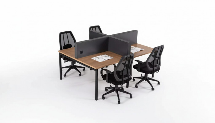 Werkkamermeubilair Bureau set Kantoor meubels Kantoor bureau Tafel Hout
