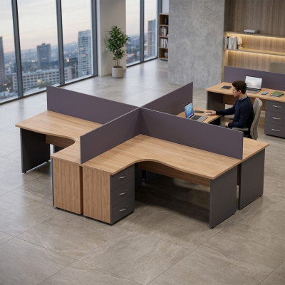 Kantoorinrichting Meubels Bureau Bureaus Teamtafel Balie