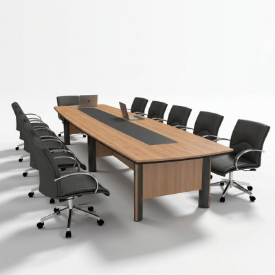 Grote vergadertafel 500cm conferentietafel kantoormeubilair werkkamer