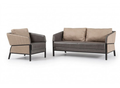 Kantoor meubel set Tweezitsbank Luxe thuiskantoor inrichtingsset