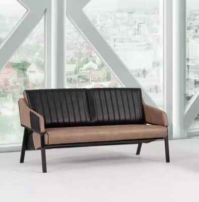 Ontwerper Beige Bankstel Tweezits Fauteuil Bankstel Bekleding 2+1
