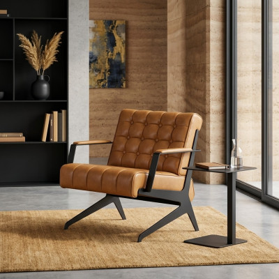 Moderne stoel kantoor meubels werkkamer luxe zitje 75x80x77 meubels