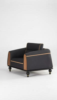Designer fauteuil Nieuwe meubels Zwart Zitplaats Kantoor Luxe Gestoffeerde fauteuil