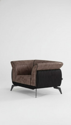 Fauteuil Designer bekleding stof werkkamer textiel meubels luxe zitplaats nieuw