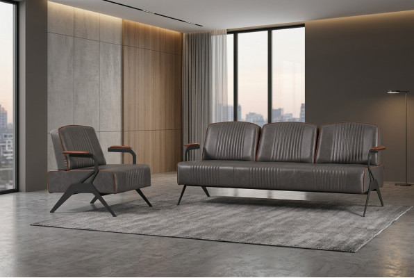 Bankstel Set 2 Luxe Meubilair Bankstel Driezits Werkkamer Inrichting