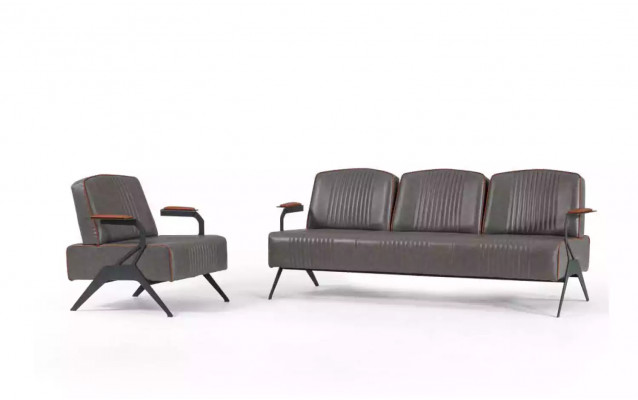 Luxe fauteuil stof thuiskantoor stoel kantoorinrichting textiel meubels nieuw