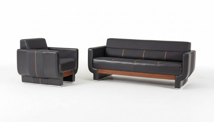 Moderne kantoormeubels Luxe Compleet thuiskantoor set Driepersoons fauteuil