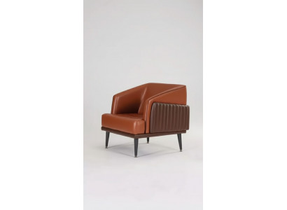 Luxe fauteuil in moderne stijl voor kantoor met gestoffeerde stof en designmeubels nieuw.
