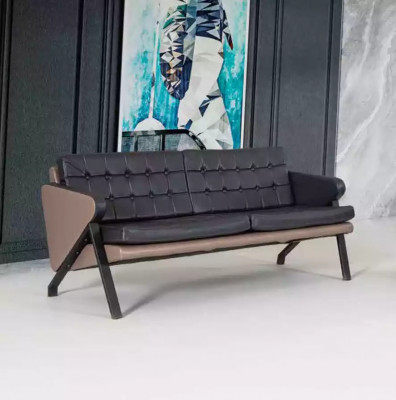 Moderne bankstel Luxe tweezits stoel bekleding ontwerpassortiment meubilair