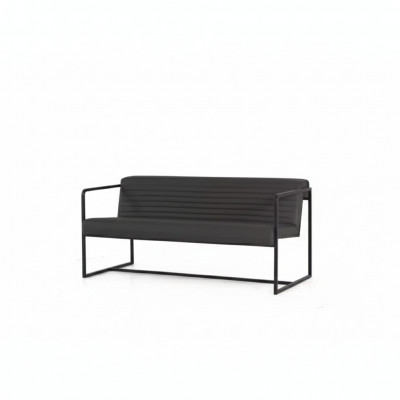 Moderne bank 2-zits kantoor luxe stijl gestoffeerde bank nieuw.