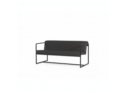 Moderne bank 2-zits kantoor luxe stijl gestoffeerde bank nieuw.