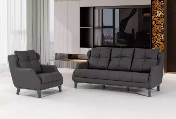 Werkkamerstoel Stijl Modern Grijs Gestoffeerde Designerstoel Zitmeubilair
