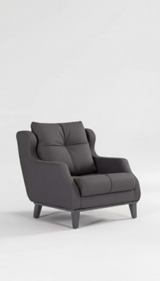 Werkkamerstoel Stijl Modern Grijs Gestoffeerde Designerstoel Zitmeubilair