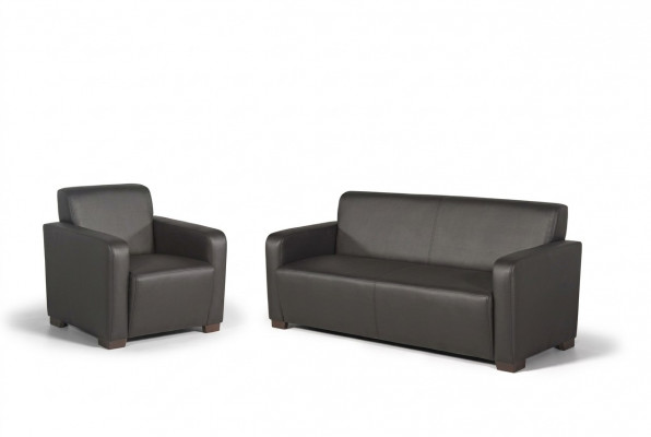 Kantoorinrichting Bankstel 3-zits Designer Kantoor meubels Stof Modern