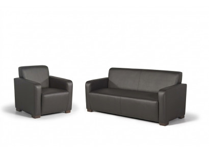 Kantoorinrichting Bankstel 3-zits Designer Kantoor meubels Stof Modern