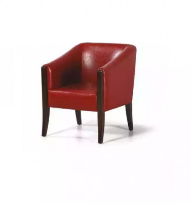 Rode bankstel Tweezits Moderne fauteuil Designer bekleding Luxe set.