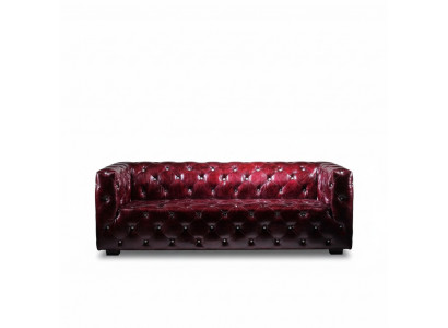 Chesterfield bankstel 3-zits leren bank bankstel Bordo bankstellen leer