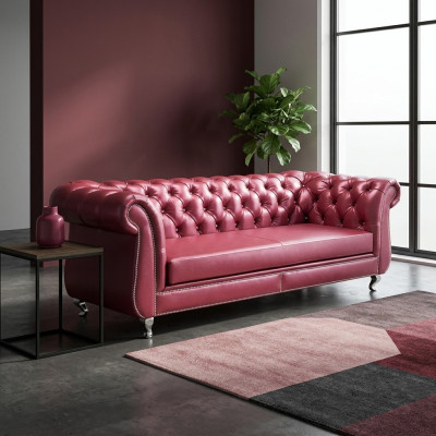 Chesterfield bankstel 4 zits luxe bankstellen leren bankstel woonkamer bank