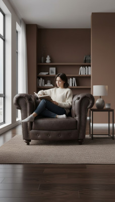 Chesterfield fauteuil bank 1-zits leren lounge stoel luxe éénzitter