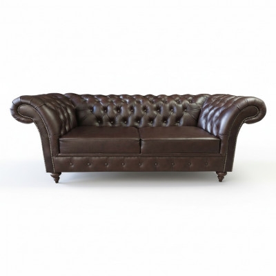 Chesterfield bank 3-zits bank luxe banken driezitter 230cm