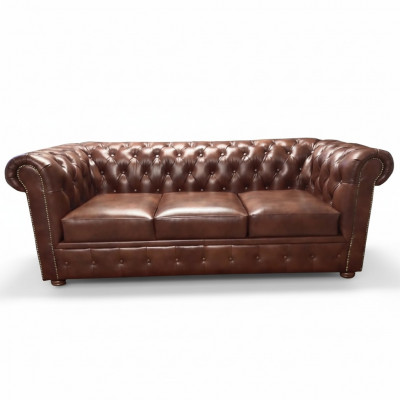 Luxe Chesterfield bankstel 3-zits bank Loungesofa's Bank 230cm Stof