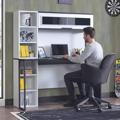 Secretaris bureau tafel 130x60x171 schrijftafels tafels meubels hout computer