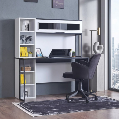Secretaris bureau tafel 130x60x171 schrijftafels tafels meubels hout computer