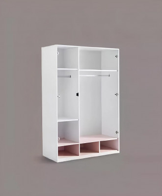 Kledingkast wit hout kasten kinderkamer meubels ontwerp inrichting