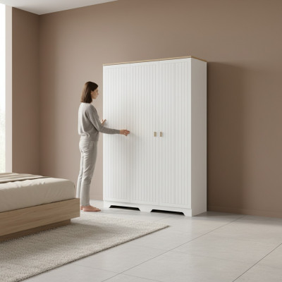 Kledingkast Kast Houten kasten Slaapkamer meubels Ontwerp