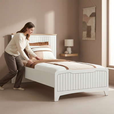 Modern meubelontwerp Kinderbedden Bedden Bed wit Kinderkamer nieuw