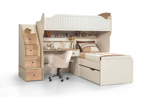 Stapelbed hoogslaper bed stapelbed met bureau twee bedden