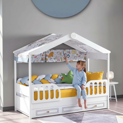 Kinderbedden Hout Slaapkamer Appartement Meubels Bed Kinderkamer Jeugdkamer