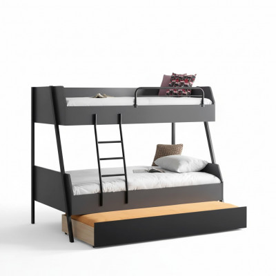 Jongerenbed kinderbed kinderen ontwerp modern bed kinderkamer bedden hout