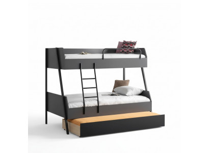 Jongerenbed kinderbed kinderen ontwerp modern bed kinderkamer bedden hout
