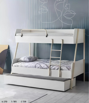 Jongensbed Wit Kinderbed Ontwerp Moderne Slaapkamermeubels