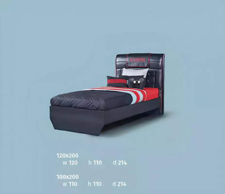 Ontwerperbedden kinderbed tienerbed houten meubels met zacht 120x200cm