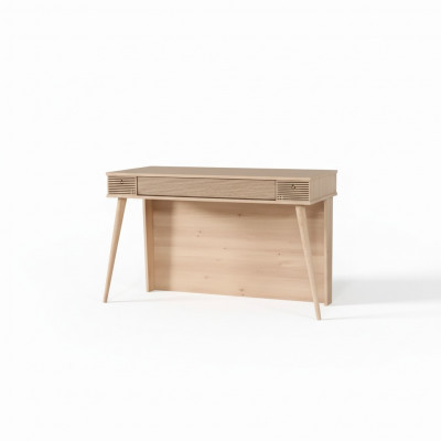 Moderne tafel Werktafel Bruine kinderbureau in de kinderkamer