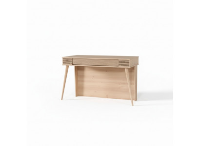 Moderne tafel Werktafel Bruine kinderbureau in de kinderkamer