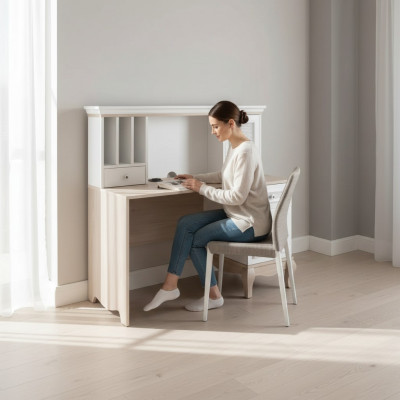 Secretaris bureau Tafel landelijke stijl bureaus tafels meubels hout