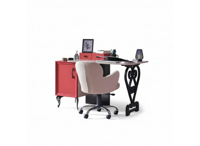 Secretaris bureau tafel 130x32x58 Schrijftafels Tafels Meubels Hout Computer