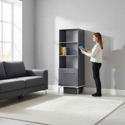 Regaal Kast Boekenkast Kasten Meubels op veelzijdig gebruik Bruin 170x55x48